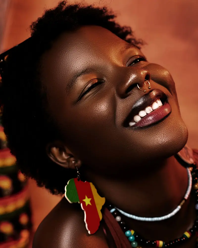 Boucles d'oreilles Afrique