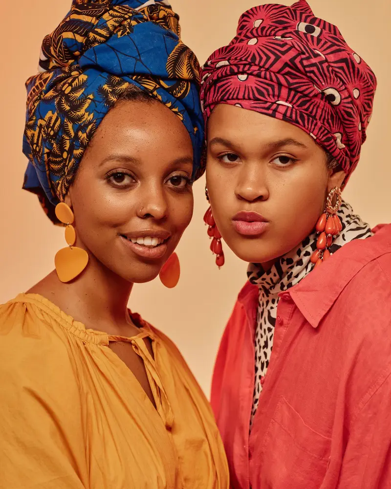 Photo 2 sur 3, Foulard de tête en wax